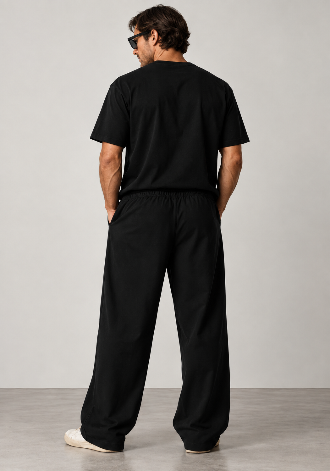 Uniform study — back view